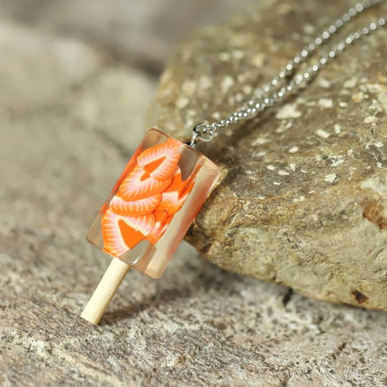 Men's Natural Resin and Wood Necklace - Wnkrs