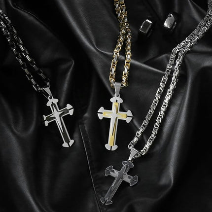 Men's Cross Pendant Necklace - Wnkrs