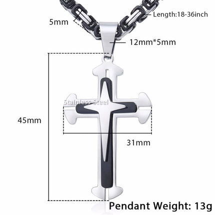 Men's Cross Pendant Necklace - Wnkrs