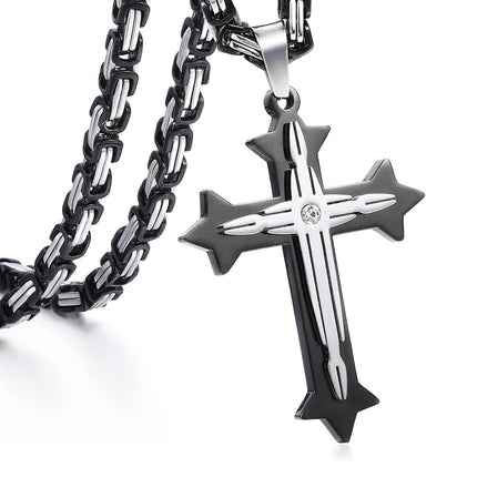 Men's Cross Pendant Necklace - Wnkrs