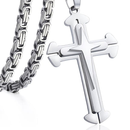 Men's Cross Pendant Necklace - Wnkrs