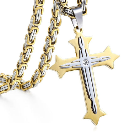 Men's Cross Pendant Necklace - Wnkrs