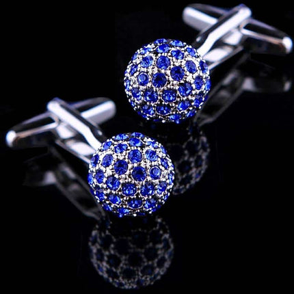 Men's Crystal Ball Cufflinks - Wnkrs