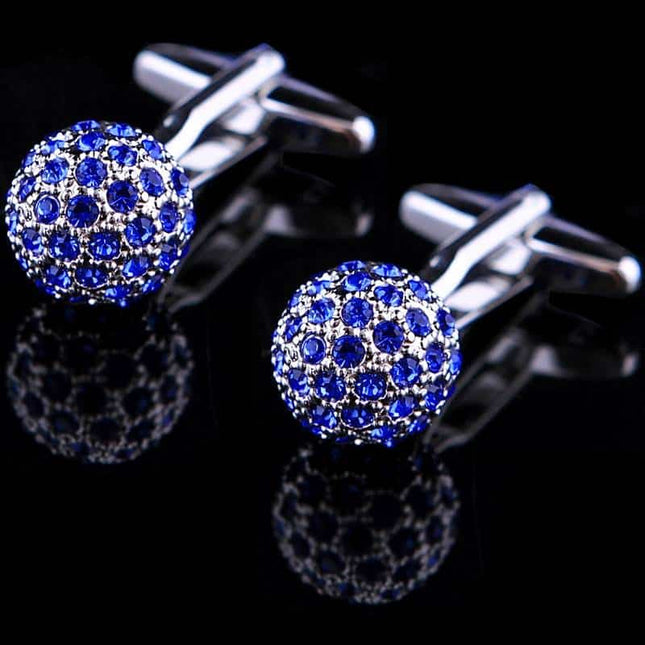 Men's Crystal Ball Cufflinks - Wnkrs