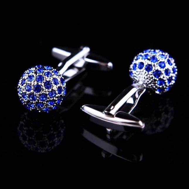 Men's Crystal Ball Cufflinks - Wnkrs