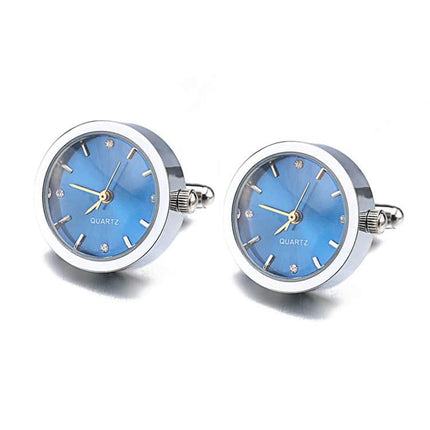 Men's Cuff Links with Functional Watches - Wnkrs