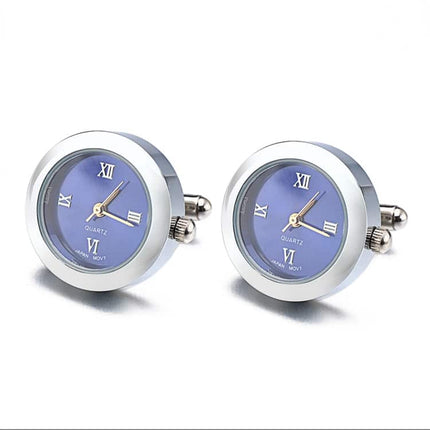 Men's Cuff Links with Functional Watches - Wnkrs