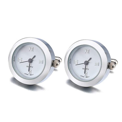 Men's Cuff Links with Functional Watches - Wnkrs