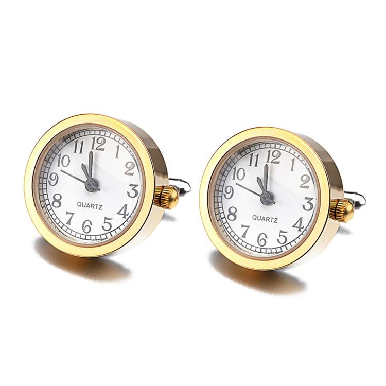 Men's Cuff Links with Functional Watches