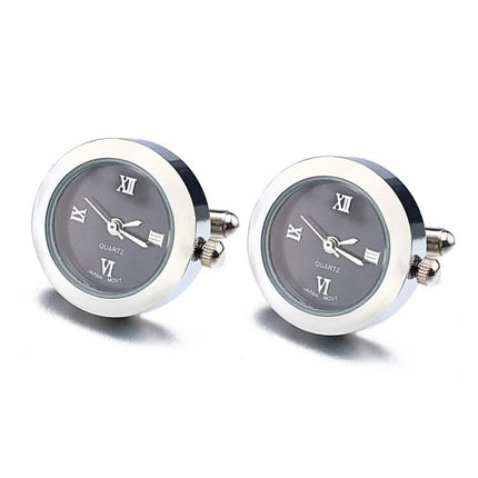 Men's Cuff Links with Functional Watches - Wnkrs