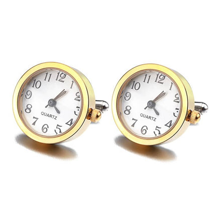 Men's Cuff Links with Functional Watches - Wnkrs