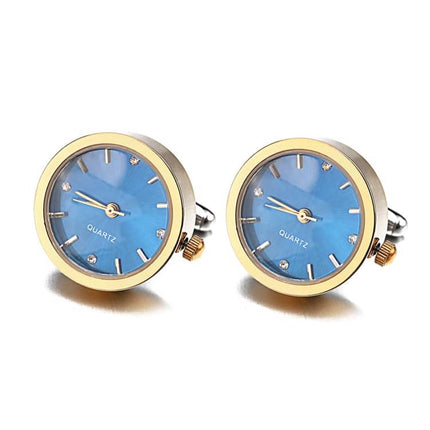 Men's Cuff Links with Functional Watches - Wnkrs