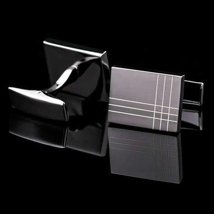 Men's Elegant Black CuffLinks - Wnkrs