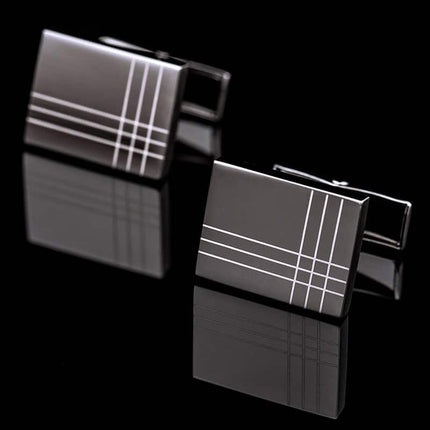 Men's Elegant Black CuffLinks - Wnkrs