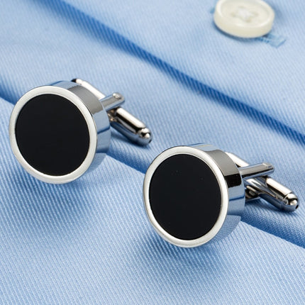 Men's Round Cuff Links - Wnkrs