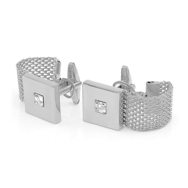 Luxury Cufflinks with Rhinestone for Men - Wnkrs