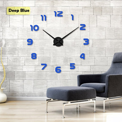 Minimalistic Acrylic Wall Sticker Clock - wnkrs