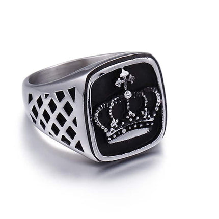 Men's Stylish Retro Stainless Steel Ring - Wnkrs