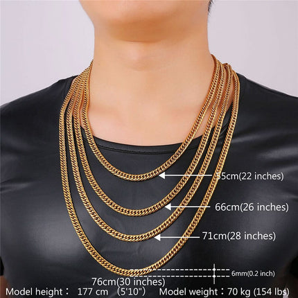 Men's Cuban Link Chain Necklaces - Wnkrs