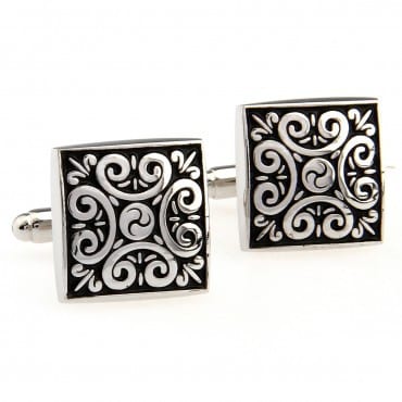 Men's Stylish Enamel Cufflinks - Wnkrs
