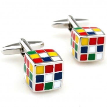 Men's Stylish Enamel Cufflinks - Wnkrs