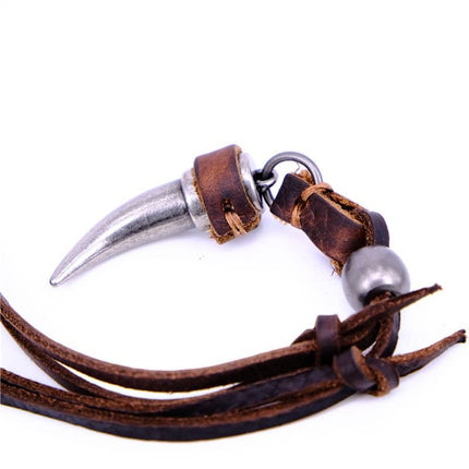 Horn Shaped Pendant Necklace for Men - Wnkrs