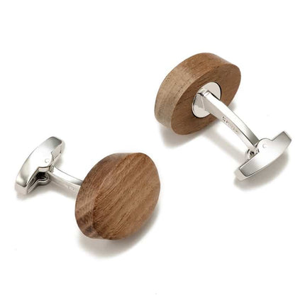 Men's Walnut Wood Cufflinks - Wnkrs