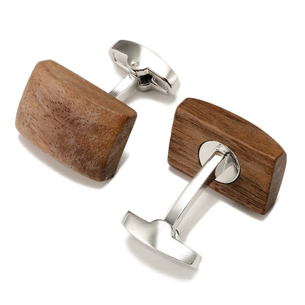 Men's Walnut Wood Cufflinks - Wnkrs