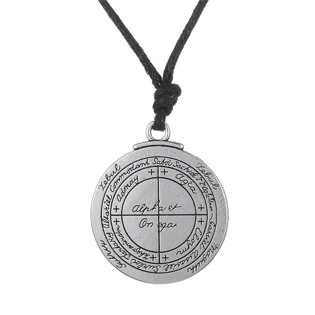 Double-Sided Key of Solomon Talisman Necklace - Wnkrs