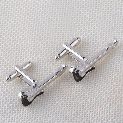 Guitar-Shaped Cufflinks for Men - Wnkrs