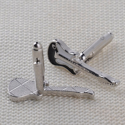 Guitar-Shaped Cufflinks for Men - Wnkrs