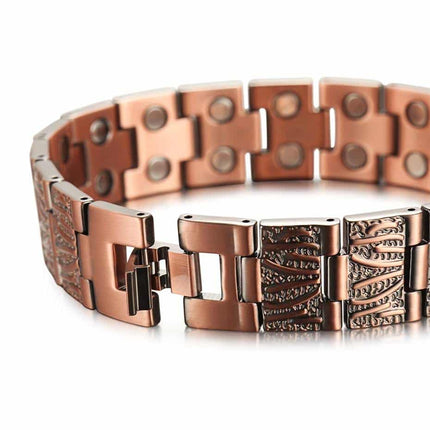 Men's Vintage Copper Magnetic Bracelet - Wnkrs