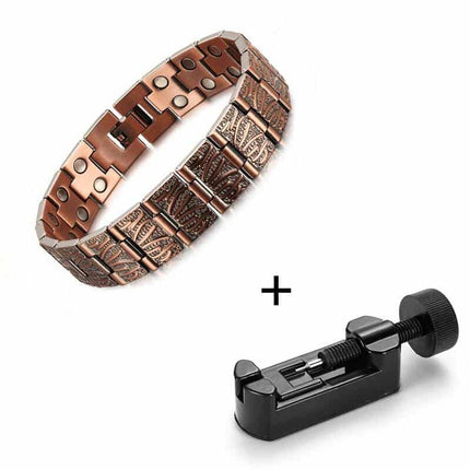 Men's Vintage Copper Magnetic Bracelet - Wnkrs