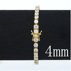 4 mm de oro / 18 cm