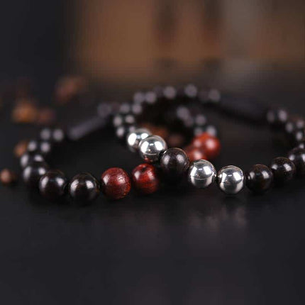 Wooden Bead Bracelet for Men - Wnkrs