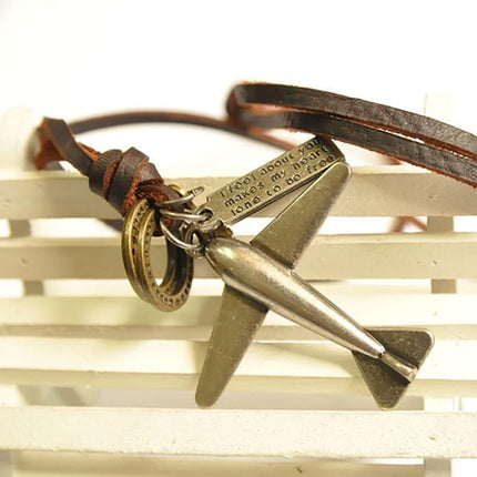 Men's Airplane Pendant Necklace - wnkrs