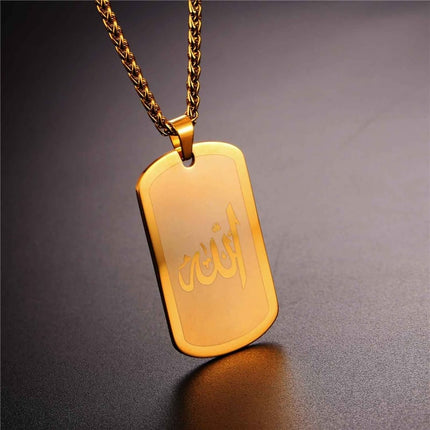 Men's Islam Stainless Steel Pendant Necklace - Wnkrs