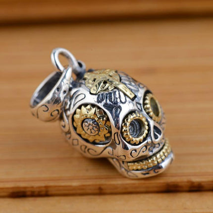 925 Silver Skull Pendants for Men - wnkrs