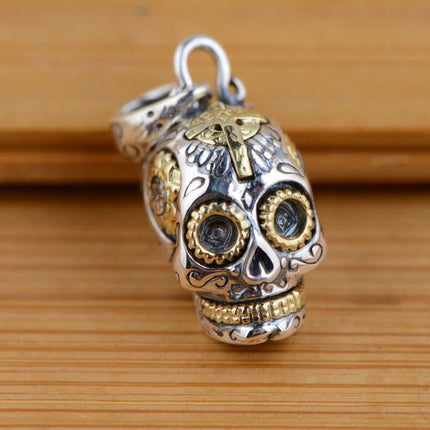 925 Silver Skull Pendants for Men - wnkrs