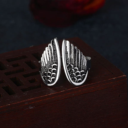 Angel Wings Shaped Open Ring - Wnkrs