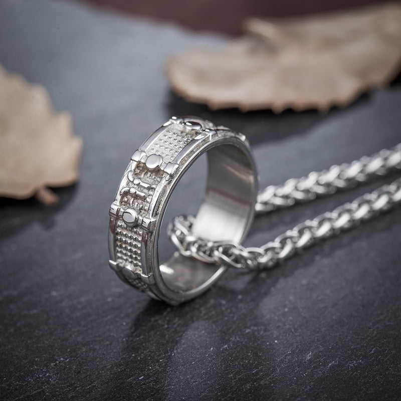 Men's Musician Drummer's Pendant Necklace
