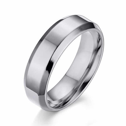 Elegant Classic Stainless Steel Wedding Ring - Wnkrs