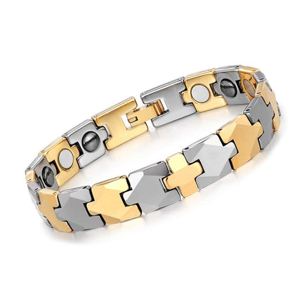 Men's Puzzle Design Titanium Steel Bracelet - Wnkrs