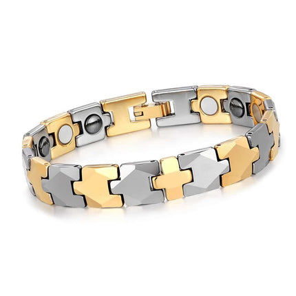 Men's Puzzle Design Titanium Steel Bracelet - Wnkrs