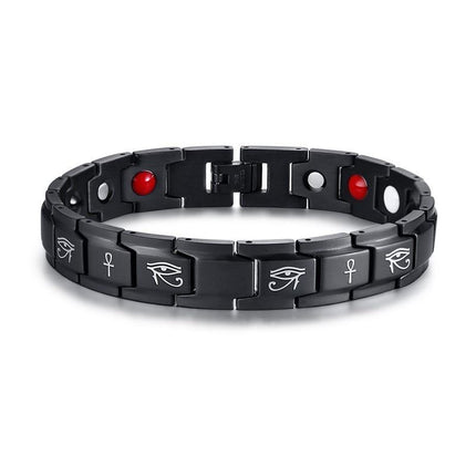Men's Eye of Horus Magnetic Bracelet - Wnkrs
