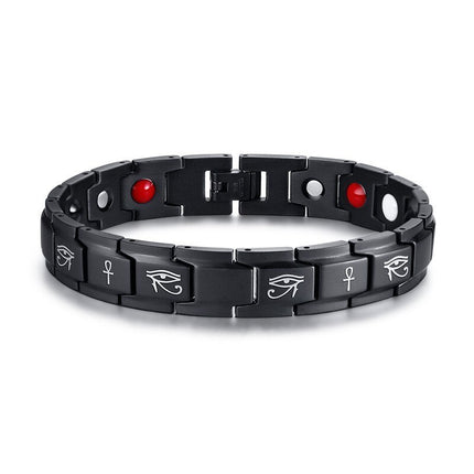 Men's Eye of Horus Magnetic Bracelet - Wnkrs