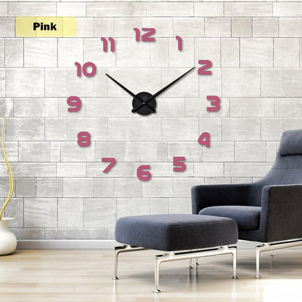 Minimalistic Acrylic Wall Sticker Clock - wnkrs