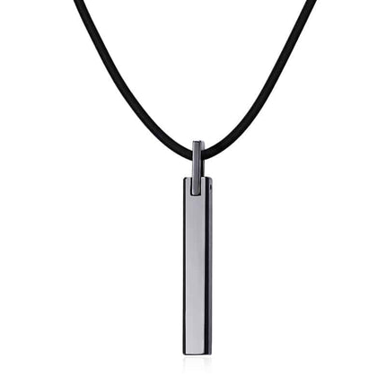 Stylish Minimalistic Geometric Metal Men's Necklace - wnkrs