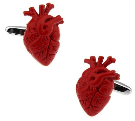 Desperate Heart Red Cufflinks - wnkrs