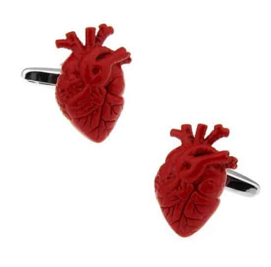 Desperate Heart Red Cufflinks - wnkrs